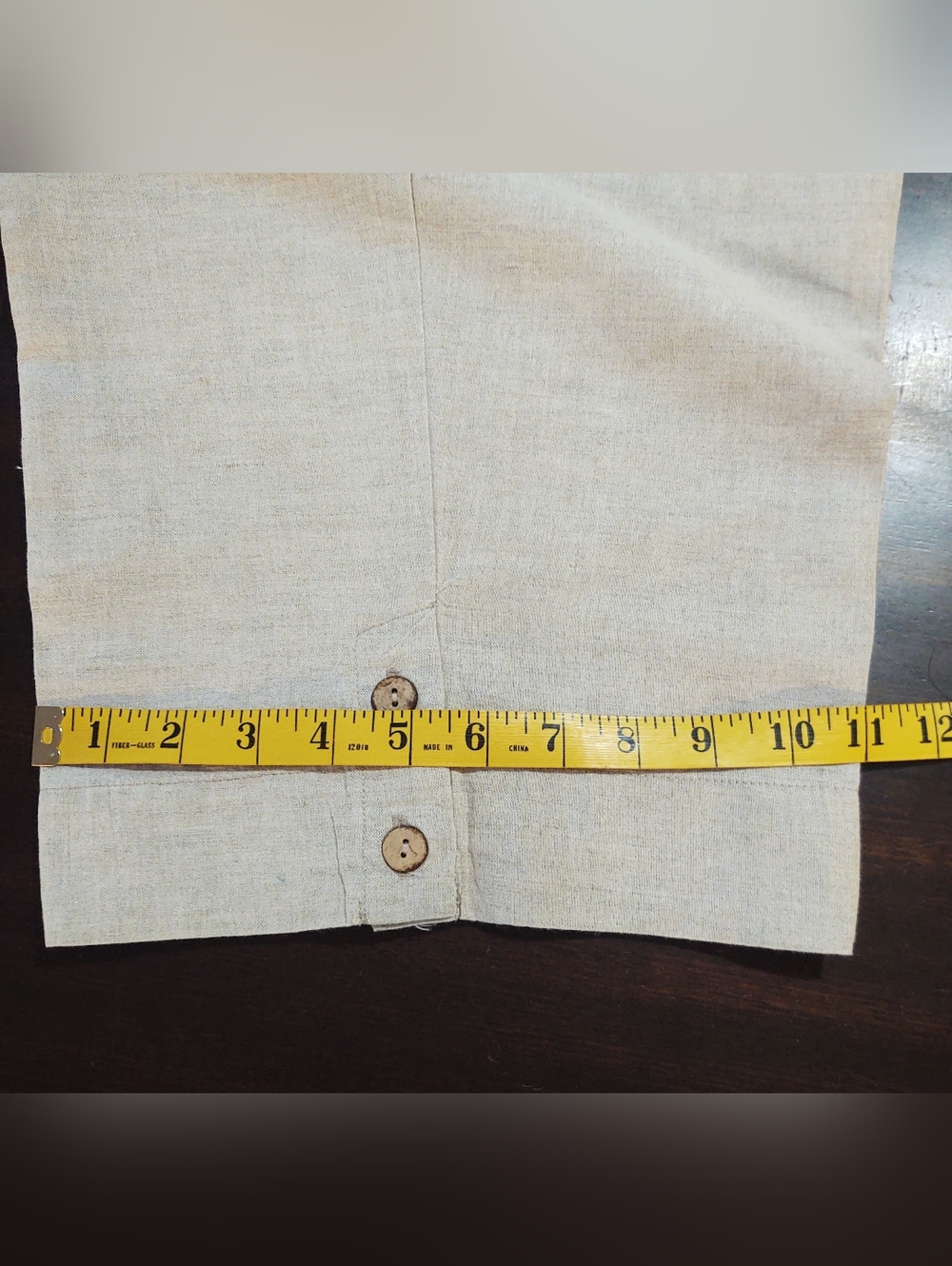 Hot Cotton 100% Linen Cropped Pants 2X - Picture 9 of 10